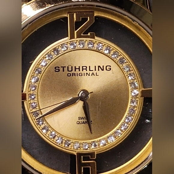 Stuhrling Women\'s Vogue Watch with Diamond  Bezel